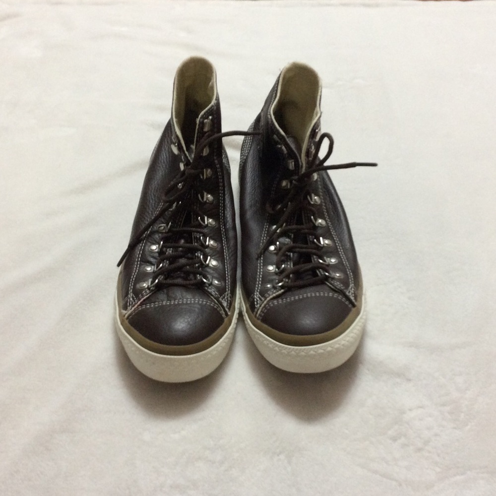 Converse Chuck Taylor Brown Leather Sneakers Sz 13